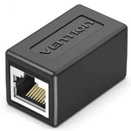 Vention Adaptador Conector RJ45 IPVB0 Cat.6 FTP Hembra a Hembra Negro Vention Adaptador Conector RJ45 IPVB0 Cat.6 FTP Hembra a Hembra Negro